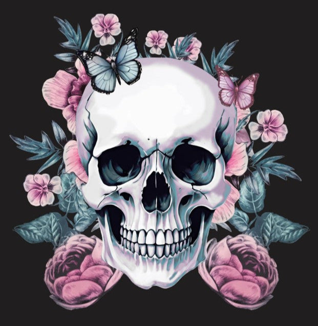 Flower Skull - Long Sleeve shirt