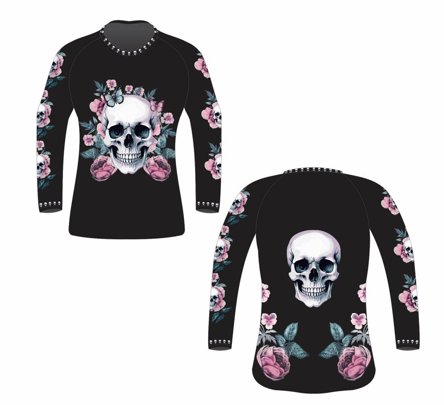 Flower Skull - Long Sleeve shirt